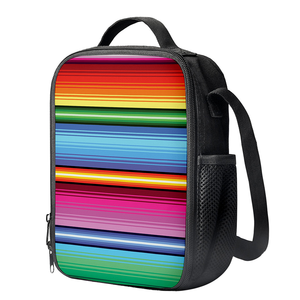 Cinco De Mayo Mexican Stripe Print Crossbody Lunch Bag