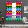 Cinco De Mayo Mexican Stripe Print Curtain