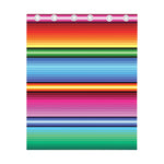 Cinco De Mayo Mexican Stripe Print Curtain