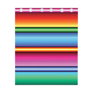 Cinco De Mayo Mexican Stripe Print Curtain