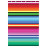 Cinco De Mayo Mexican Stripe Print Curtain