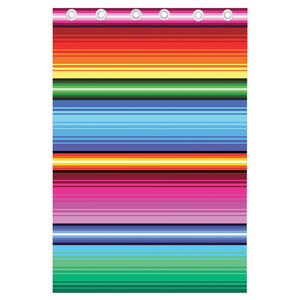 Cinco De Mayo Mexican Stripe Print Curtain