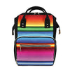 Cinco De Mayo Mexican Stripe Print Diaper Bag