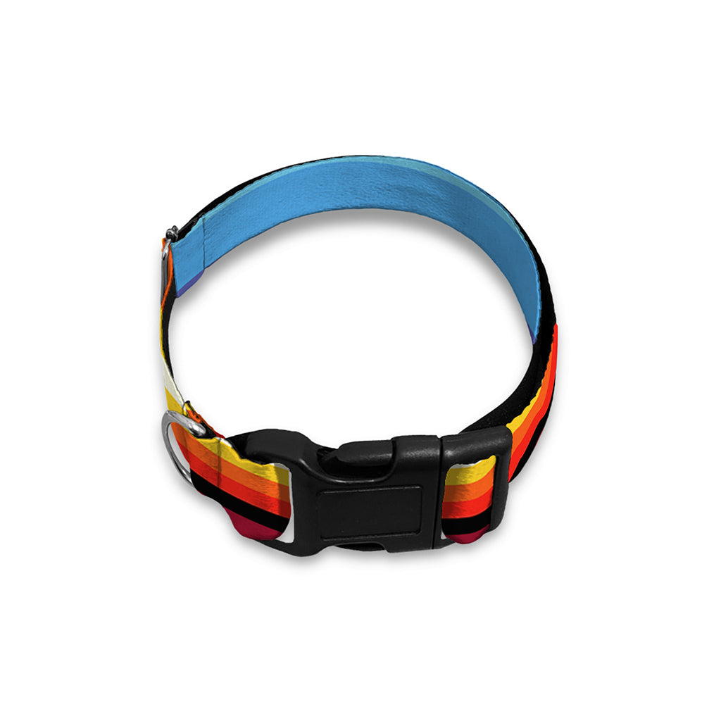 Cinco De Mayo Mexican Stripe Print Dog Collar