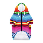 Cinco De Mayo Mexican Stripe Print Dog Zip Up Hoodie