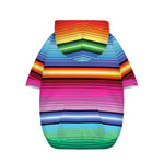 Cinco De Mayo Mexican Stripe Print Dog Zip Up Hoodie