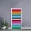 Cinco De Mayo Mexican Stripe Print Door Sticker