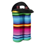Cinco De Mayo Mexican Stripe Print Double Neoprene Wine Tote