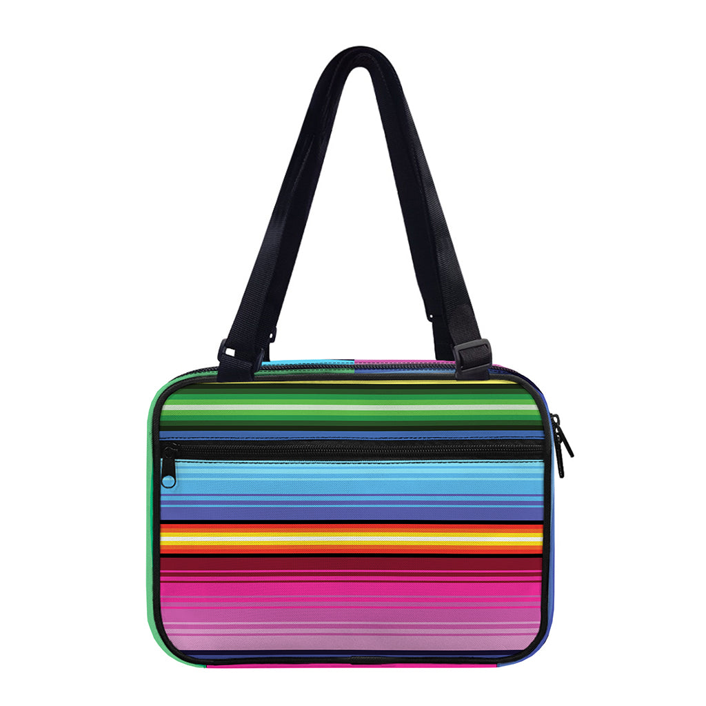 Cinco De Mayo Mexican Stripe Print Double Strap Bible Bag
