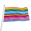 Cinco De Mayo Mexican Stripe Print Flag