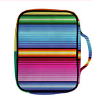 Cinco De Mayo Mexican Stripe Print Front Pocket Bible Bag