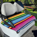 Cinco De Mayo Mexican Stripe Print Golf Cart Seat Cover
