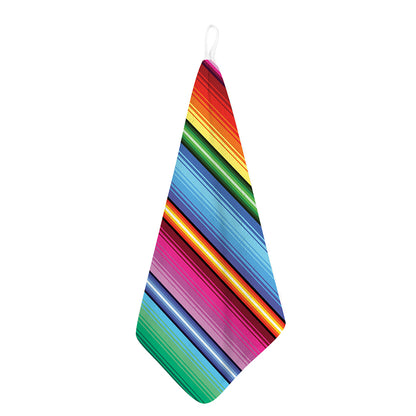 Cinco De Mayo Mexican Stripe Print Hand Towel