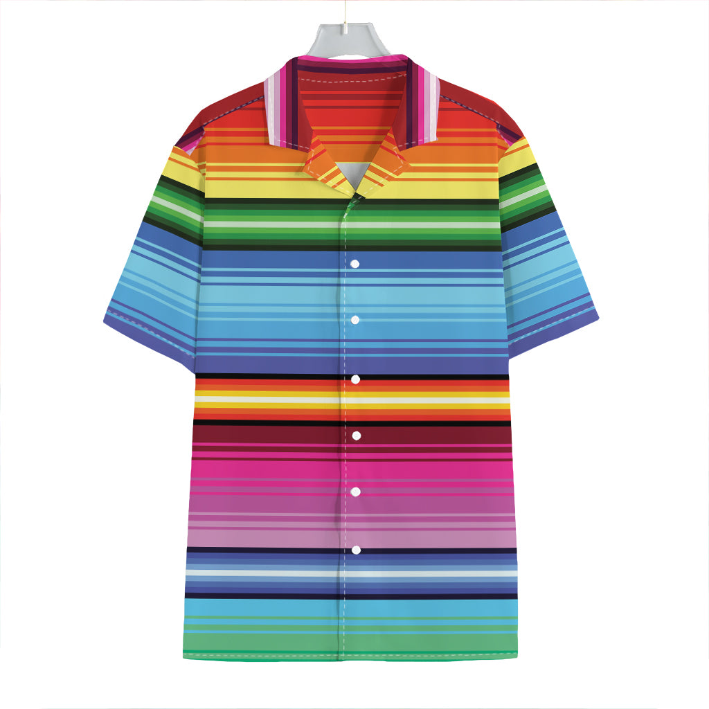 Cinco De Mayo Mexican Stripe Print Hawaiian Shirt