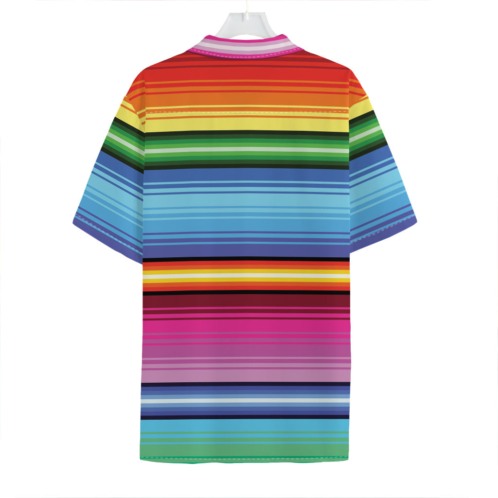 Cinco De Mayo Mexican Stripe Print Hawaiian Shirt