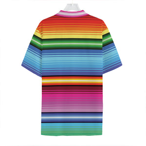 Cinco De Mayo Mexican Stripe Print Hawaiian Shirt