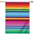 Cinco De Mayo Mexican Stripe Print House Flag