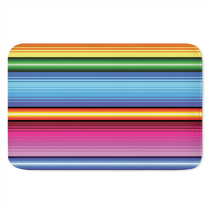 Cinco De Mayo Mexican Stripe Print Indoor Door Mat