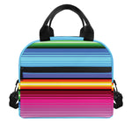 Cinco De Mayo Mexican Stripe Print Insulated Lunch Bag