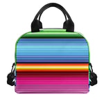 Cinco De Mayo Mexican Stripe Print Insulated Lunch Bag