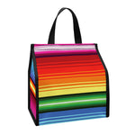 Cinco De Mayo Mexican Stripe Print Insulated Lunch Tote