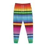 Cinco De Mayo Mexican Stripe Print Jogger Pants