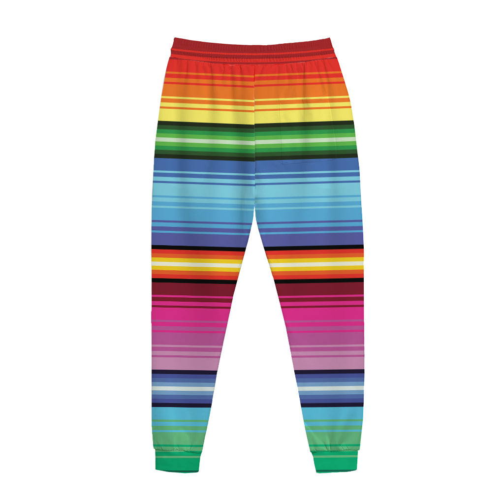 Cinco De Mayo Mexican Stripe Print Jogger Pants