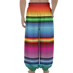 Cinco De Mayo Mexican Stripe Print Lantern Pants