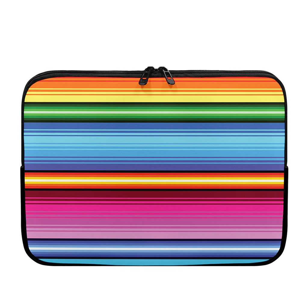 Cinco De Mayo Mexican Stripe Print Laptop Sleeve