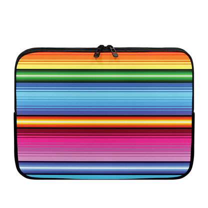 Cinco De Mayo Mexican Stripe Print Laptop Sleeve