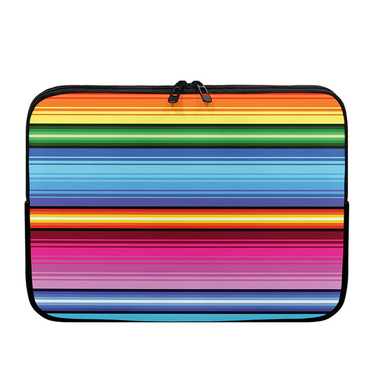 Cinco De Mayo Mexican Stripe Print Laptop Sleeve