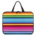 Cinco De Mayo Mexican Stripe Print Laptop Sleeve With Handle