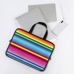 Cinco De Mayo Mexican Stripe Print Laptop Sleeve With Handle