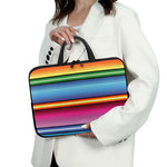 Cinco De Mayo Mexican Stripe Print Laptop Sleeve With Handle