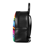 Cinco De Mayo Mexican Stripe Print Leather Backpack