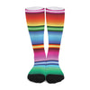 Cinco De Mayo Mexican Stripe Print Long Socks