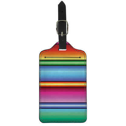 Cinco De Mayo Mexican Stripe Print Luggage Tag