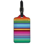 Cinco De Mayo Mexican Stripe Print Luggage Tag