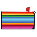 Cinco De Mayo Mexican Stripe Print Mailbox Cover