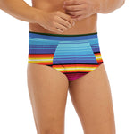 Cinco De Mayo Mexican Stripe Print Men's Briefs