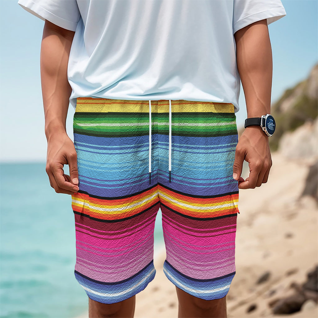 Cinco De Mayo Mexican Stripe Print Men's Cargo Shorts