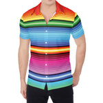 Cinco De Mayo Mexican Stripe Print Men's Shirt