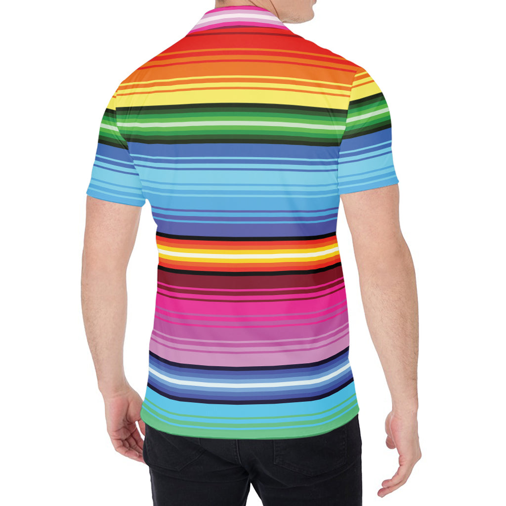 Cinco De Mayo Mexican Stripe Print Men's Shirt