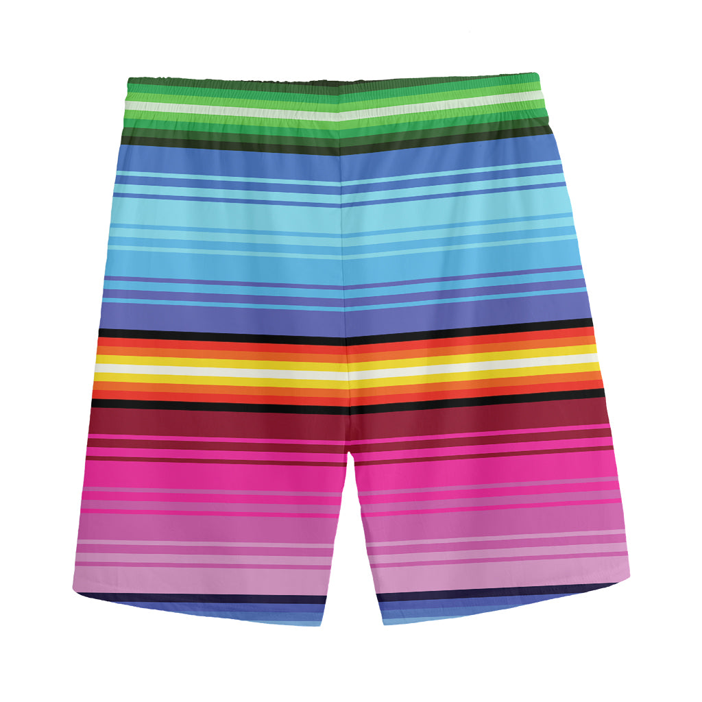 Cinco De Mayo Mexican Stripe Print Men's Sports Shorts