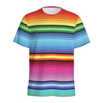 Cinco De Mayo Mexican Stripe Print Men's Sports T-Shirt