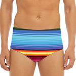 Cinco De Mayo Mexican Stripe Print Men's Triangle Swim Briefs