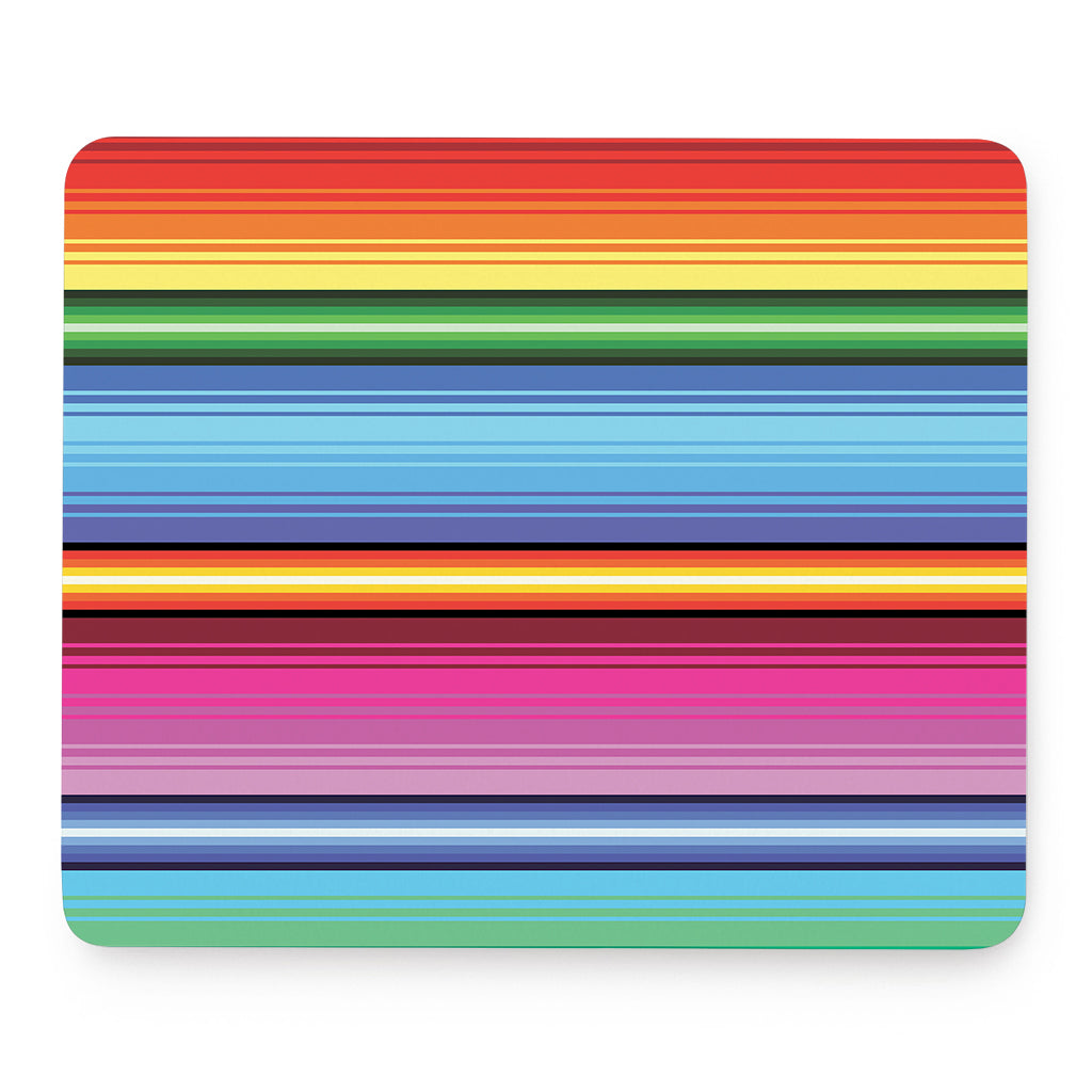 Cinco De Mayo Mexican Stripe Print Mouse Pad