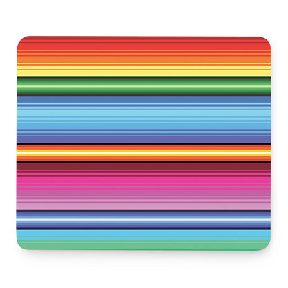 Cinco De Mayo Mexican Stripe Print Mouse Pad