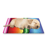 Cinco De Mayo Mexican Stripe Print Pet Cooling Mat Cover