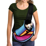 Cinco De Mayo Mexican Stripe Print Pet Sling Carrier